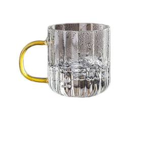 Gobelet en verre avec poignée, résistant à la chaleur, pour fêtes et usage domestique, design uni - Product Image 1