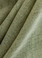 Rideaux transparents en polyester/lin vert de style simple japonais avec garantie de 5 ans pour fenêtre française décoration intérieure salon balcon