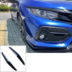 Car Side Bumper Air Intake Vent <b>Splitter</b> Accessories For Honda 10th gen hatchback Civic Si 2016-2021 Rear Bumper <b>Splitter</b> Cover - Product Image 3