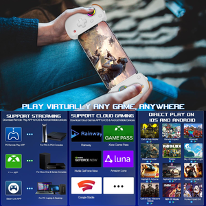 A BSP-D8 Pro <b>RGB</b> Double Hall Rocker Precise <b>Control</b> E-sports Game Stretch Handle Joystick for ANDROID Game Accessories - Product Image 5