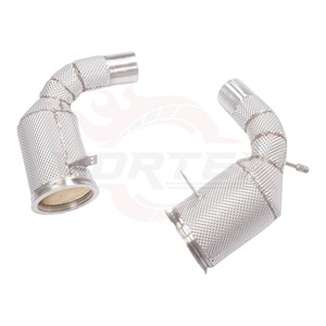 ท่อลงสแตนเลส Vortex สำหรับ Porsche 911 992 3.0T ปี 2019-2021 พร้อมแผ่นกันความร้อน สำหรับการจัดการความร้อนของท่อไอเสีย - Product Image 6