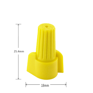 Conectores de Cable Eléctrico HP11 de 18-10 AWG, 100 Piezas, Terminales de Tornillo, con Inserto de Resorte, Tuercas de Giro y <span class=keywords><strong>Tapas</strong></span> - Product Image 2