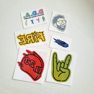 Adesivi per <span class=keywords><strong>Tatuaggi</strong></span> Temporanei <span class=keywords><strong>Personalizzati</strong></span> con Logo, Stampati su Carta Bianca, Impermeabili, Decorazioni per il Viso - Product Image 4