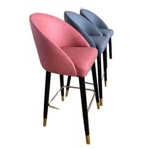 Vente en gros chaise <span class=keywords><strong>de</strong></span> <span class=keywords><strong>bar</strong></span> haute en cuir <span class=keywords><strong>de</strong></span> loisirs avec dossier tapisserie moderne en <span class=keywords><strong>bois</strong></span> métal <span class=keywords><strong>acier</strong></span> <span class=keywords><strong>tabouret</strong></span> <span class=keywords><strong>de</strong></span> <span class=keywords><strong>bar</strong></span> pour café <span class=keywords><strong>bar</strong></span> maison cuisine bistro - Product Image 2