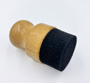 Planche à découper avec manche en bois et bambou pour bloc de <span class=keywords><strong>boucher</strong></span> Brosse à huile Brosse éponge de nettoyage Peinture à l'huile avec logo personnalisé - Product Image 3