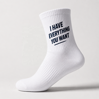Chaussettes pour hommes en coton imprimé de marque de créateur personnalisées en gros, taille unique, haute élasticité, avec boîte cadeau
