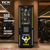 Máquina Expendedora Automática de Bebidas de Proteínas TCN para Gimnasios, Máquina Comercial para Hacer Smoothies con Pago por Billetes, Monedas y Tarjetas