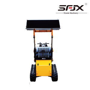 Mini-chargeuse sur chenilles jaune, moteur diesel, haute efficacité, équipement de construction compact - Product Image 4