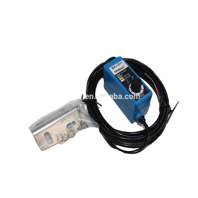 BZJ-511 Color Detection 10-30V DC Industrial Colour Sensor Photoelectric Color Mark Sensor