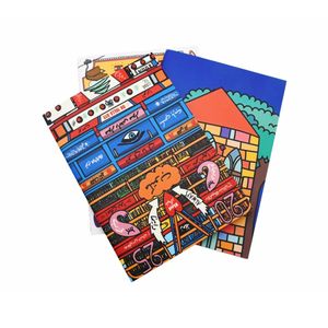 Nouveaux cahiers à reliure agrafée personnalisés, cahiers d'exercices scolaires avec pages lignées pour une écriture fluide, pour les études - Product Image 3