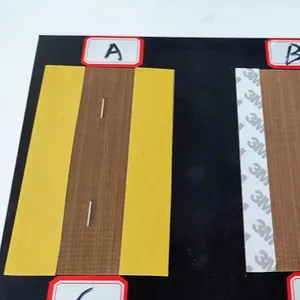 プレミアムグレードノンスティックヒートシールPTFEゾーンテープ両面粘着布PTFEテープ