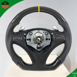 Volante Universal Cosido a Mano con Fibra de Carbono Real para BMW <span class=keywords><strong>E65</strong></span> E66 E31 E84 E83 E53 E70 E71 E36 E85 E86 E89 - Product Image 1