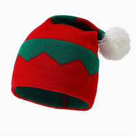 Nuevo Gorro Navideño Tejido para Adultos, Gorro Festivo para Disfraces, Gorro Creativo Cosido a Mano