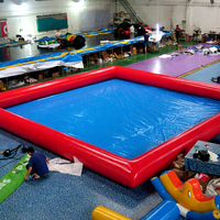Piscine gonflable hermétique en PVC pour enfants avec piscine d'eau soufflante pour une utilisation dans le jardin, y compris les kits de réparation