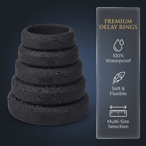 Huawen Brand Scrotal <strong>Restraint</strong> Silicone Cock Ring <strong>for</strong> <strong>Men</strong> with Delayed Alternative Function BDSM <strong>Sex</strong> Toy - Product Image 2