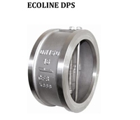 Vanne de retenue à double plaque métallique Ksbvalve ECOLINE DPS DN125 PN10/16 pour eau, manuelle, vanes chinoises