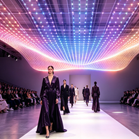 Layar LED Mesh Fleksibel untuk Dekorasi Panggung dan Fasad