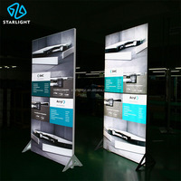 Impression UV Soft Film Light Box Store Fixture Backlit Frameless Lightbox Fabricant