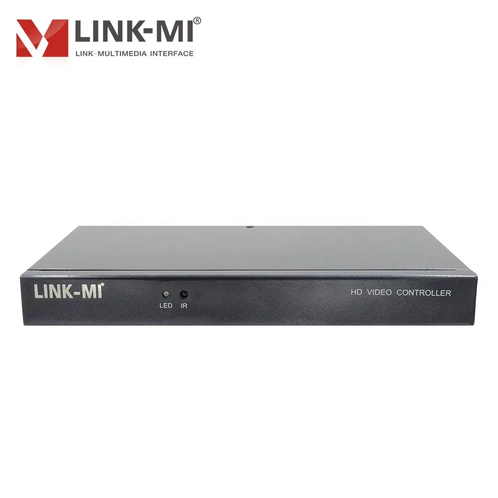 LINK-MI Video Wall Controller 4x1 HD Video Scaler Switch With HDMI VGA CVBS USB Caption Adder 180 degree rotation Image clip