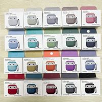 Housse de protection en silicone de haute qualité de 2.0mm pour Airpods 4 étui de protection coloré pour écouteurs pour Airpods Pro 2