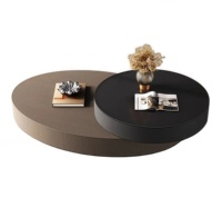 Table basse moderne en acier inoxydable pour salon - Meubles de maison durables