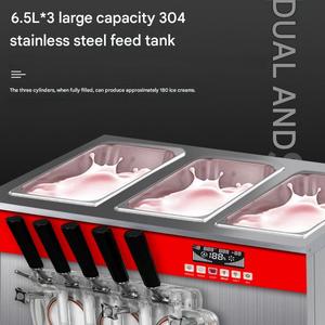 Máquina Automática de Helados de Cinco Cabezas, Máquina de <span class=keywords><strong>Helado</strong></span> Suave de Acero Inoxidable de Alta Resistencia - Product Image 6