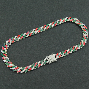 สร้อยคอคิวบาลิงค์ดีไซน์เรียบง่ายสีสันสดใส สไตล์ฮิปฮอป วัสดุโลหะผสม สำหรับผู้ชาย แฟชั่นเครื่องประดับ ขายดีปี 2026 - Product Image 3