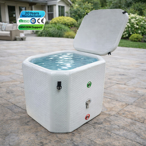 Vente directe usine : Baignoire de récupération gonflable carrée en Drop Stitch, <span class=keywords><strong>rigide</strong></span> et stable, pour la gym, le <span class=keywords><strong>spa</strong></span> et la récupération sportive - Product Image 1