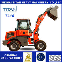 Zl16f 1.6ton china marke günstige neue farm yard garten traktor hydraulische radlader kleine mini radlader mit ce