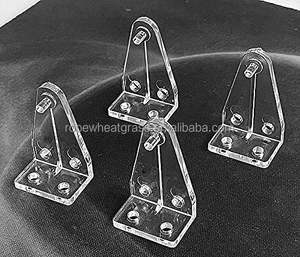 Support de fixation moderne en plastique pour rails inférieurs de stores, clips transparents en PC pour stores en faux bois, stores plissés, stores cellulaires - Product Image 2