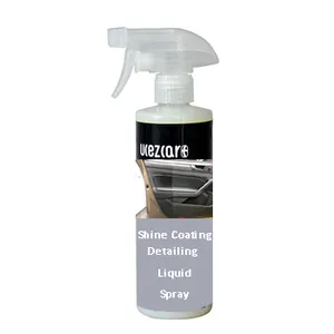 Fabrieksprijs Ucezcar + 500Ml Auto Detaillering Chemische Vloeibare Auto Interieur Polish Glanzende Vloeibare Spray Te Koop