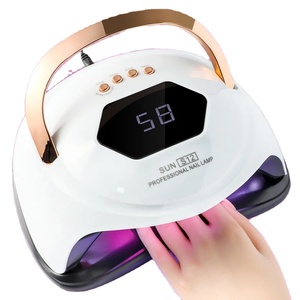 Lampe UV 9W de haute qualité pour le durcissement du vernis à ongles en gel, avec détection de mouvement, outil de manucure et pédicure pour salon, séchoir à ongles LED portable SUN S12 - Product Image 1
