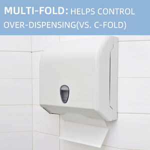 Asciugamani di <span class=keywords><strong>Carta</strong></span> a Forte Assorbenza, 200 Fogli, 2 Veli (22,5*22,5cm), Goffrati, Multi-Pieghe, Economici - Product Image 6