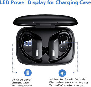 หูฟังบลูทูธไร้สายเทคโนโลยี TWS,หูฟังสำหรับเล่นกีฬา OEM บลูทูธ5.0กันน้ำได้ <span class=keywords><strong>IPX7</strong></span> - Product Image 4