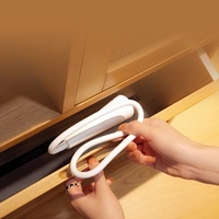 Lampe de table créative multifonctionnelle pour étudiants, portable, flexible, réglable, pliable, minimaliste, rechargeable, pour l'étude