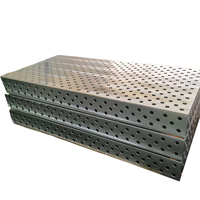 Nouvelle table de soudage en fonte d'acier 3D avec système de serrage rotatif et nitridé pour le soudage de l'acier