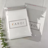 Cellophane adhésif transparent de qualité supérieure avec LOGO personnalisé plusieurs tailles paquet de t-shirt en plastique transparent fermeture à glissière pour l'expédition