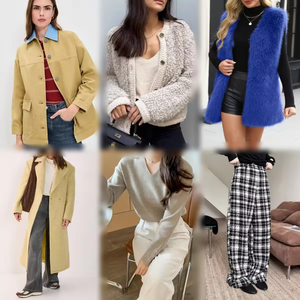 Venta Caliente de Otoño e Invierno, Nueva Moda, <span class=keywords><strong>Descuento</strong></span> en Ropa de Mujer, Inventario de Artículos Variados, Fardos de Ropa en Stock - Product Image 4