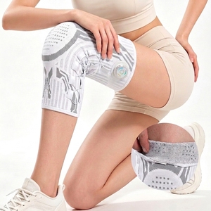 Rodillera de compresión ajustable con perilla, transpirable de poliéster <span class=keywords><strong>para</strong></span> deportes, <span class=keywords><strong>correr</strong></span>, baloncesto y alivio del dolor articular - Product Image 1