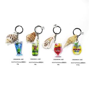 Grosir Gantungan Kunci Akrilik Kreatif Warna-warni Motif Hewan Custom, Gantungan Kunci Akrilik DIY dengan Cangkang atau Kura-kura - Product Image 5