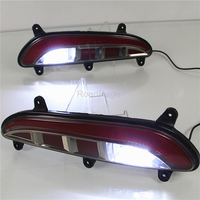 RoadRage LED Drl Arka Tampon Reflektör Işık Fren Lambası Arka Lambaları Sürüş Sis Lambası Hyundai I20 2015 2016 2017 için