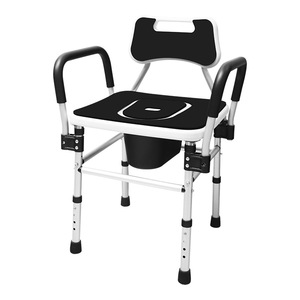 Bathroom <b>Stool</b> For Elderly And Pregnant Women Dual Purpose Toilet <b>Seat</b> Height Adjustable Non Slip With Bucket - Product Image 5