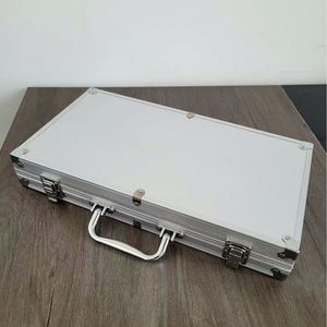 Juego de Fichas de Póker Nuevo y en Oferta, Juego de Fichas Texas Hold'em, Caja de Fichas Portátil - Product Image 3