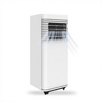 Climatiseur portable Airwens 14000 BTU à faible bruit, économie d'énergie, refroidissement et chauffage, climatiseur mobile avec roues faciles à déplacer, pour la maison