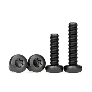 Tornillos de seguridad Torx de acero al carbono y acero inoxidable M5 M6 M8, tornillos de seguridad Torx negros de cabeza plana - Product Image 4