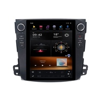 8G + 128G Android 11 Qualcomm 665 para Mitsubishi Outlander 2006-2012 Tesla navegación GPS del coche de la pantalla Unidad de reproductor Multimedia 4G
