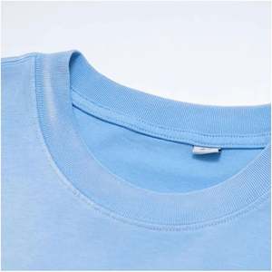 เสื้อยืดผู้ชายสไตล์วินเทจฟอกสีแบบแอซิดวอช ผ้าฝ้าย 100% ทรงโอเวอร์ไซส์ ป้องกันขนร่วง แขนสั้น สตรีทแวร์ ผ้าหนา ไซส์พลัส - Product Image 6