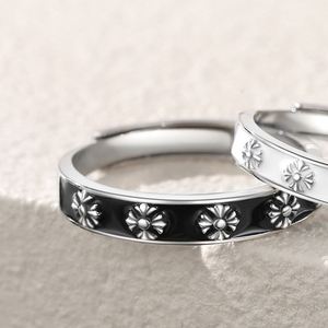 New Trendy Sweet Lover Iris Flower <b>Couple</b> <b>Ring</b> Trend Personality Open <b>Ring</b> for Lover Men Women Flower Ringer <b>Ring</b> - Product Image 6