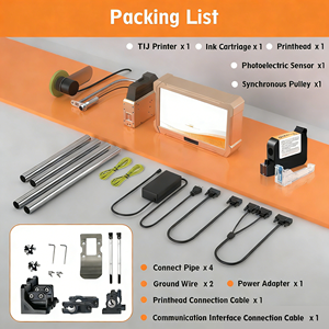 Imprimante jet d'encre TIJ en ligne avec écran couleur de 6,5 pouces, machine de codage automatique en ligne pour données variables, date d'expiration, <span class=keywords><strong>code</strong></span> <span class=keywords><strong>QR</strong></span> et séries - Product Image 6