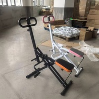 Máquina de Asistencia para Sentadillas con Logotipo Personalizado y Certificación CE, Máquina de Remo Plegable de Acero, Máquina de Ejercicio de Equitación de Alta Resistencia, Venta al por Mayor